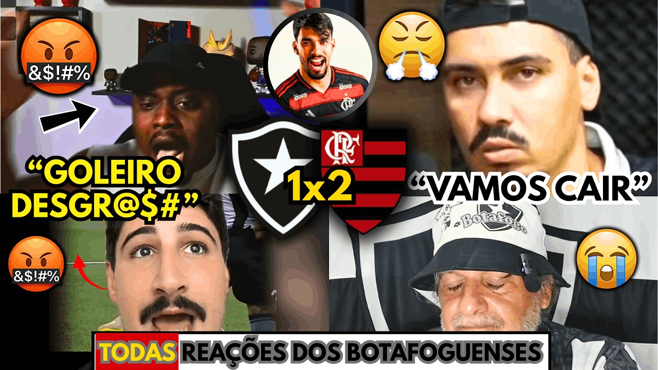 SÓ O CHORORÔ! 😭 REAÇÕES HILÁRIAS DOS BOTAFOGUENSES APÓS MAIS UM VEXAME EM CLÁSSICO! REACT TORCEDORES