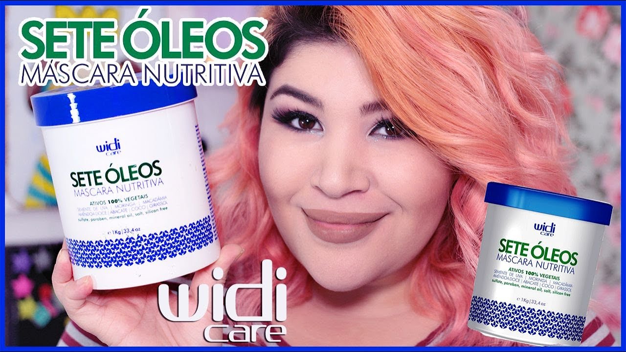 🍇Linha hidronutritiva SETE ÓLEOS - WIDI CARE [No/Low Poo] 🍇