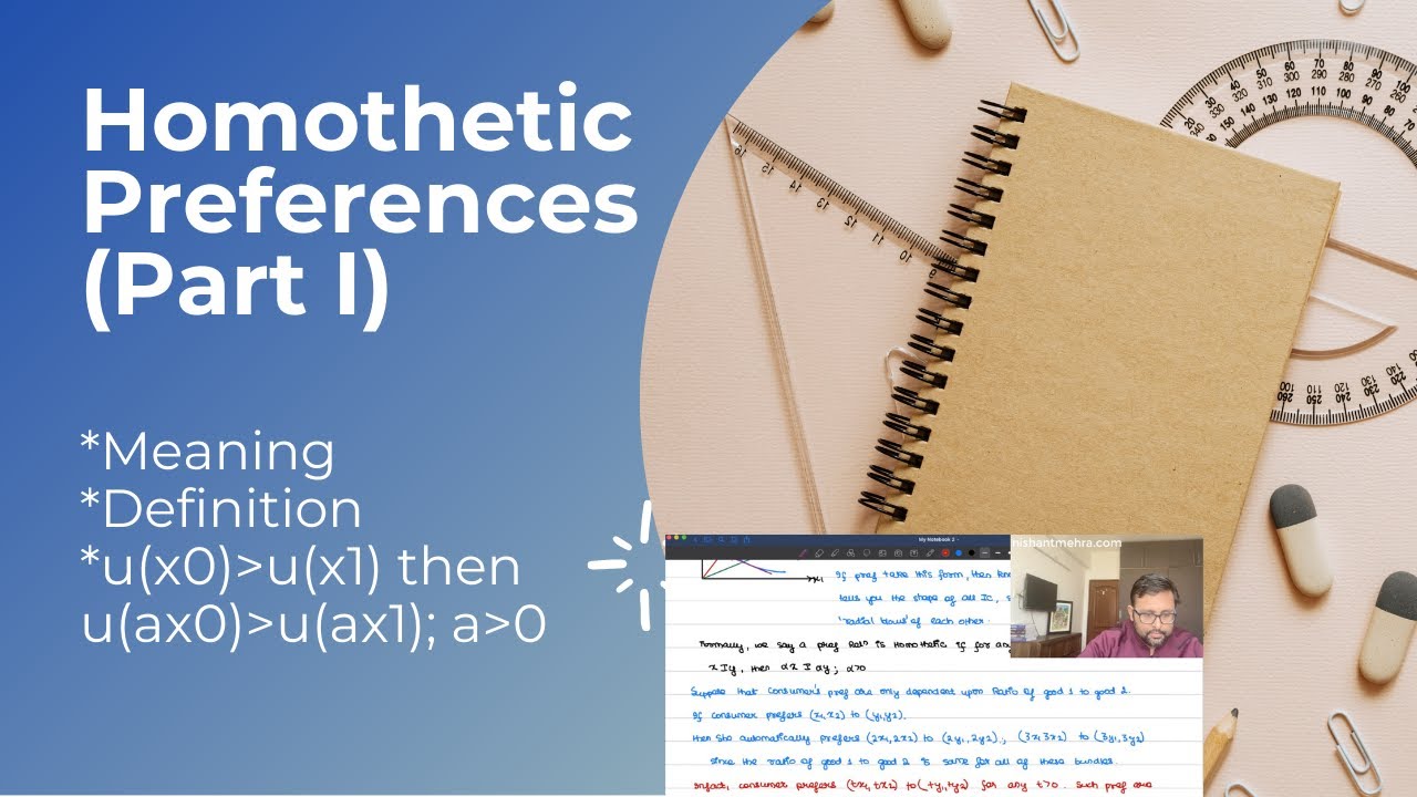 Homethetic Preferences (Part 1) | Meaning | Definition | Simple Proof | 14 |