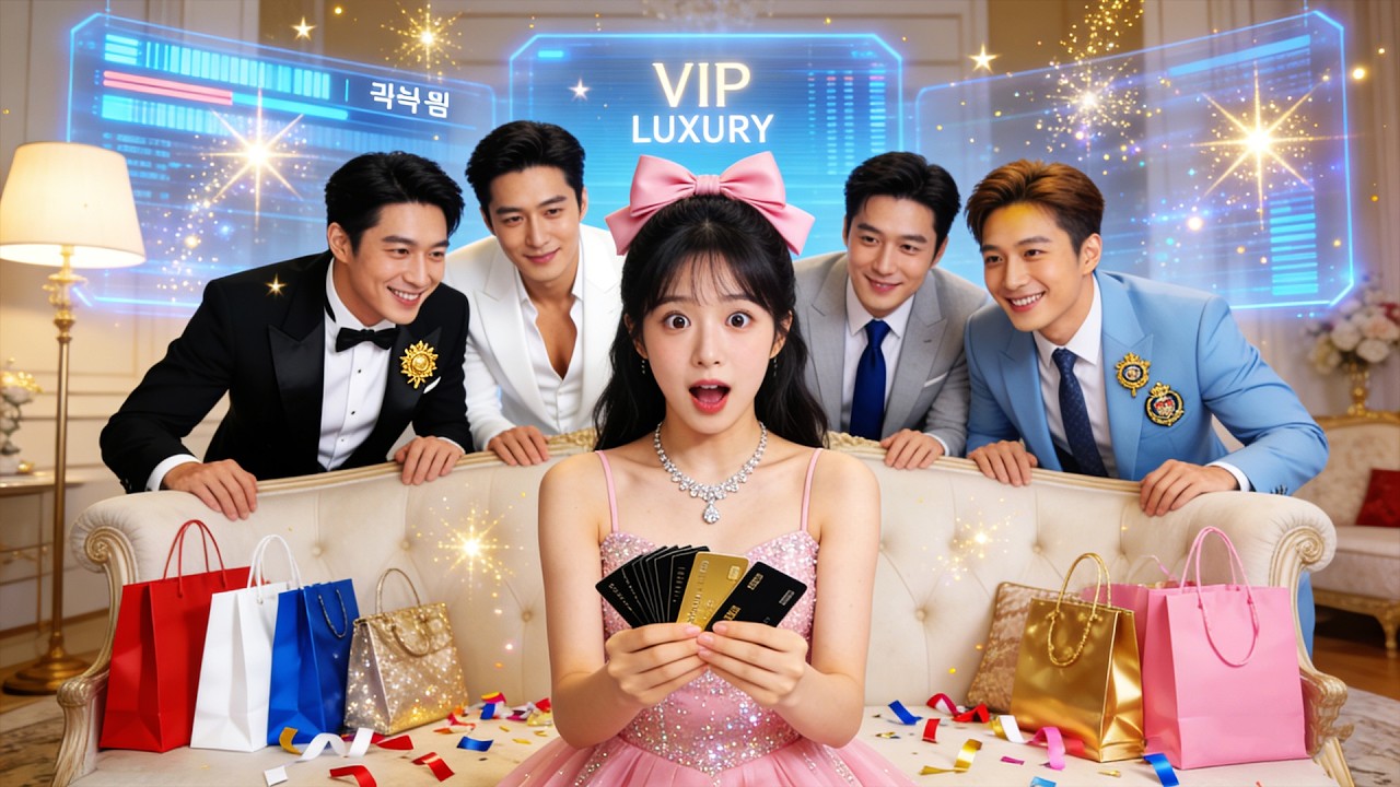 Time-traveling girl mistaken for rich girl, family & 3 CEO brothers hear her thoughts, dote on her!