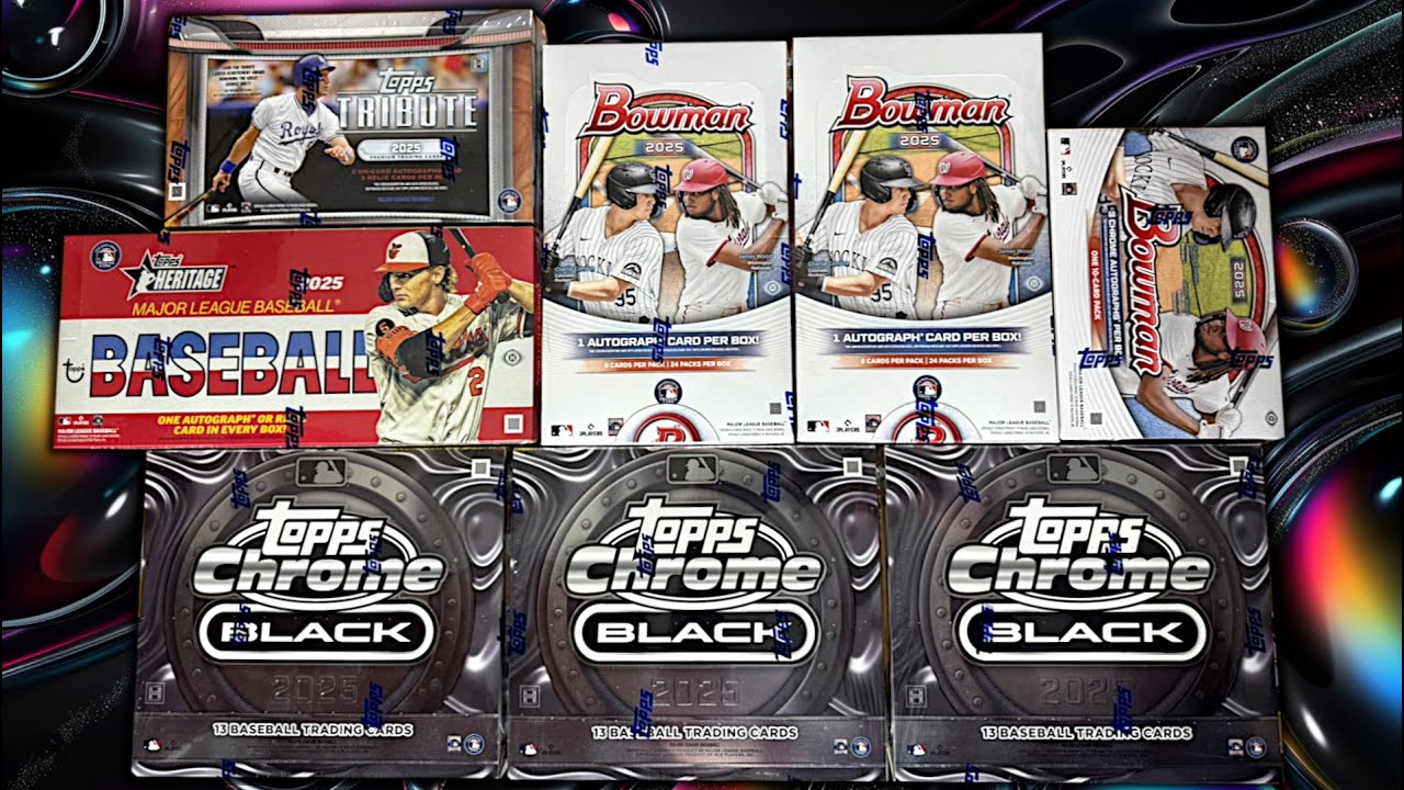 2025 BOWMAN & BLACK BASEBALL CARD BREAKS!!!