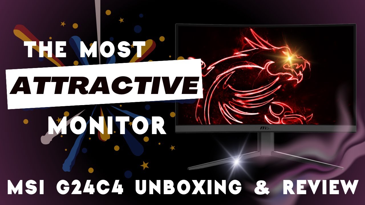 The Ultimate MSI G24C4 Curved Gaming Monitor Review: 4K, 144Hz, & More