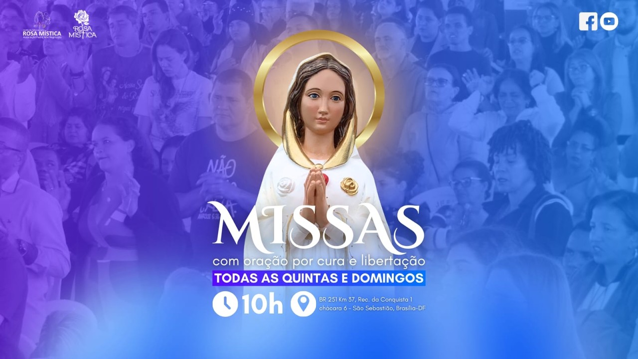 Oração por cura e libertação e Santa Missa - 15/2/2026