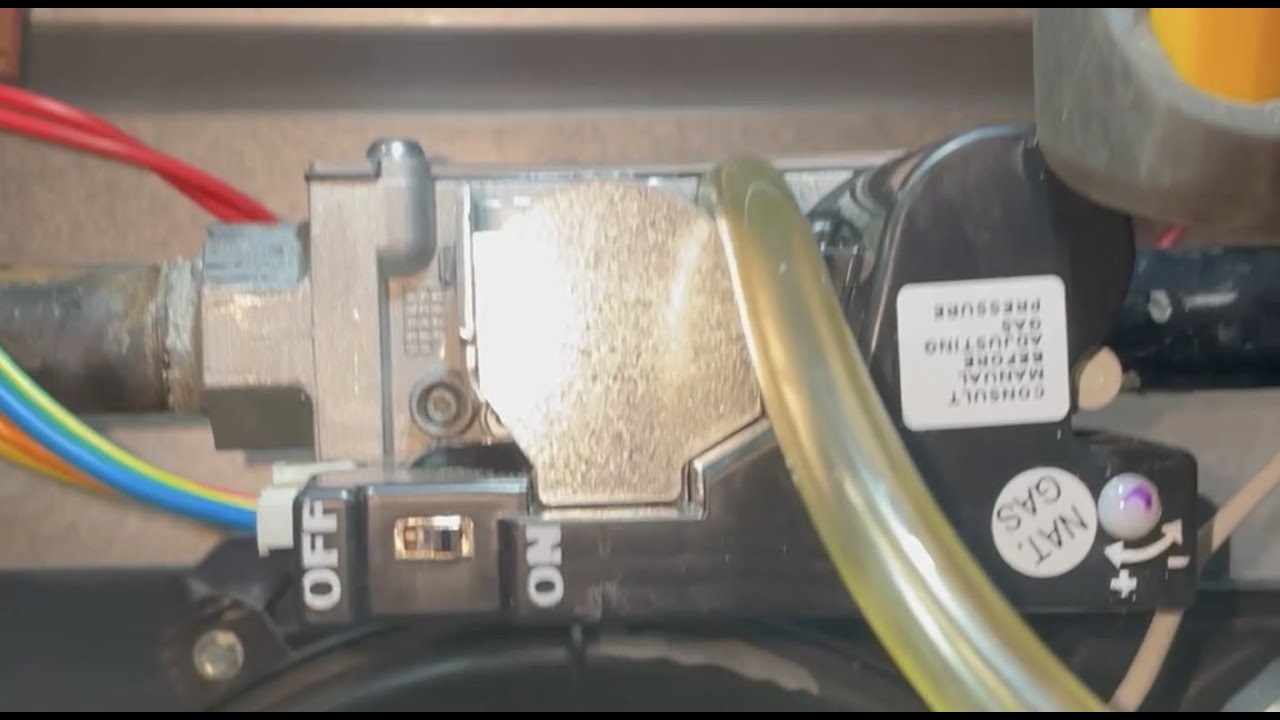 Setting a modulating gas valve