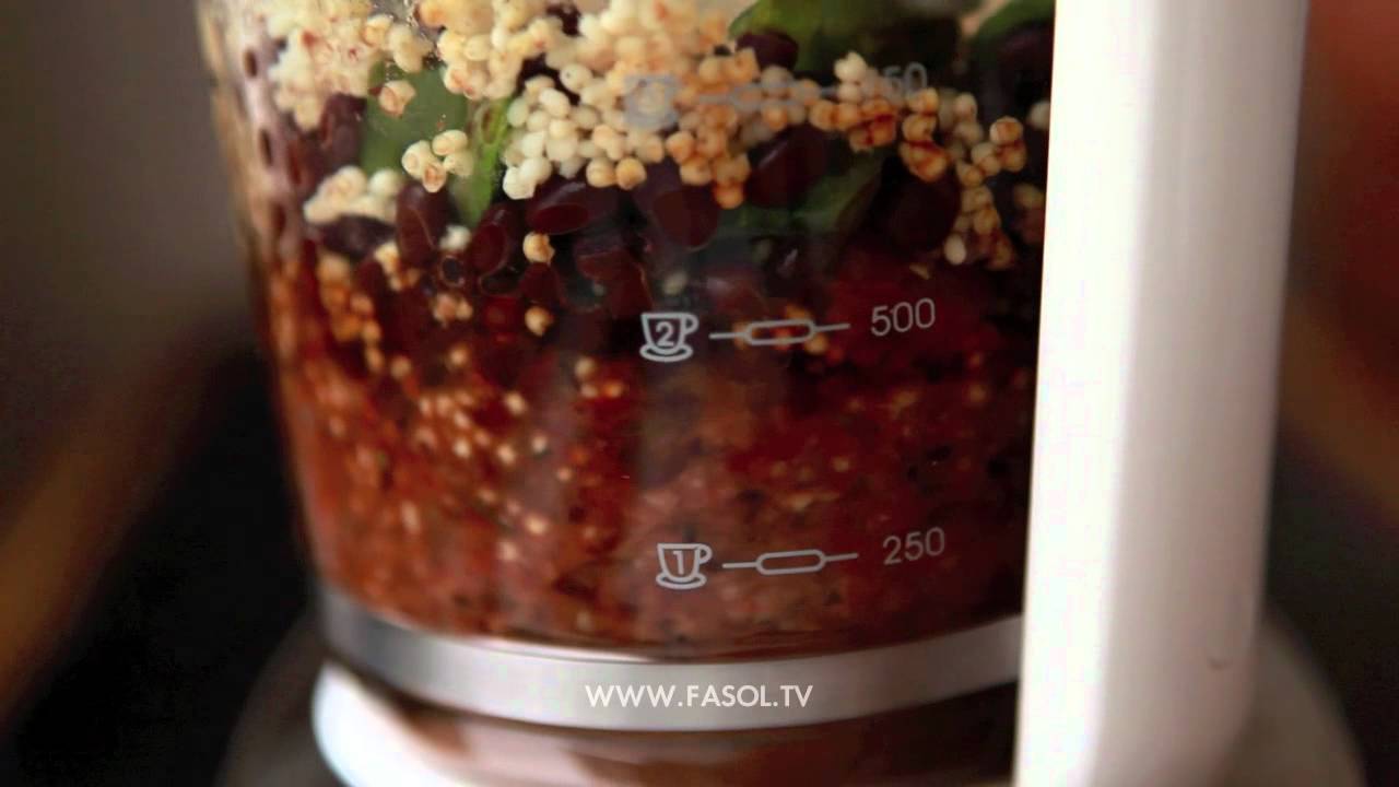 Вегетарианский бургер из фасоли (Adzuki Bean Veggie Burger)