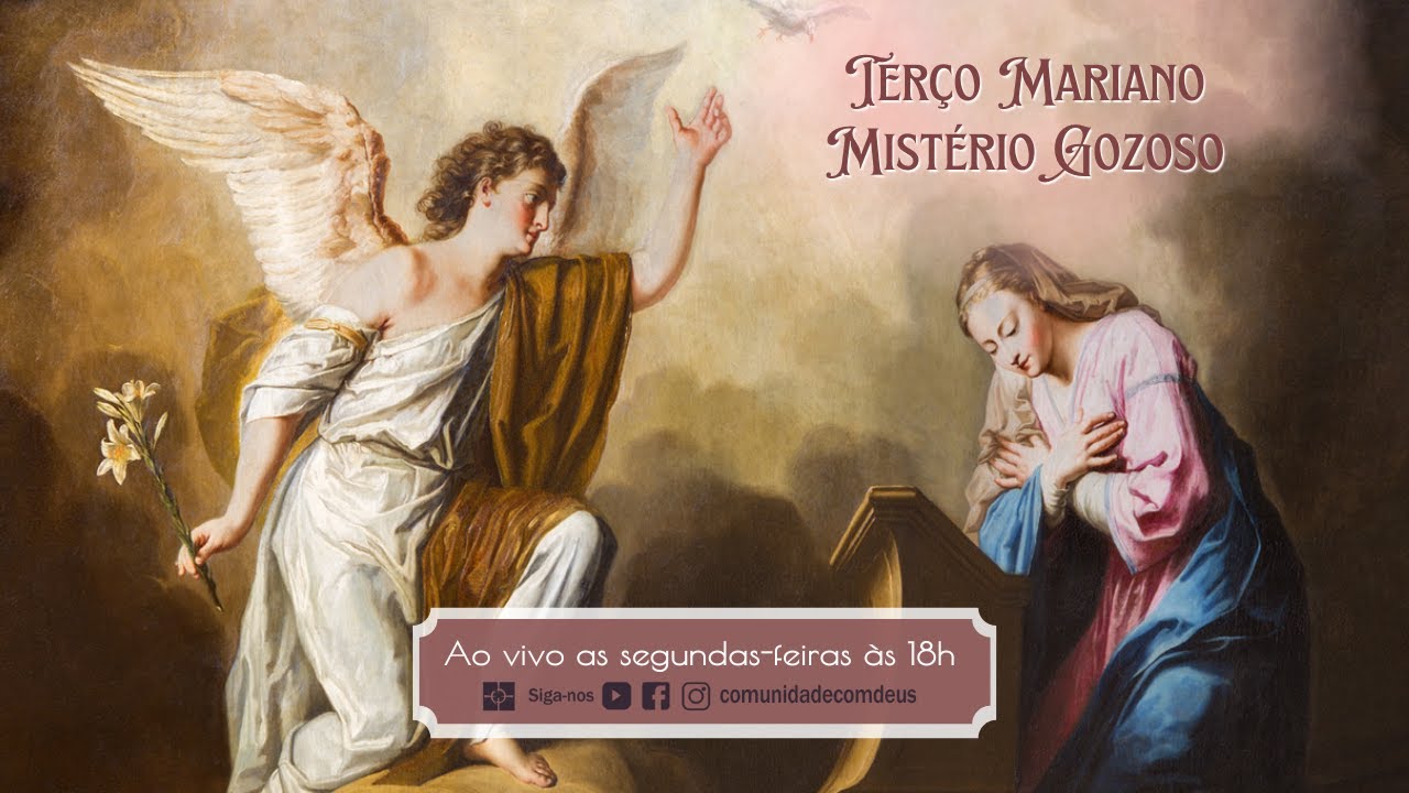 Terço Mariano Mistérios Gozosos 26/01/2026 Ao Vivo