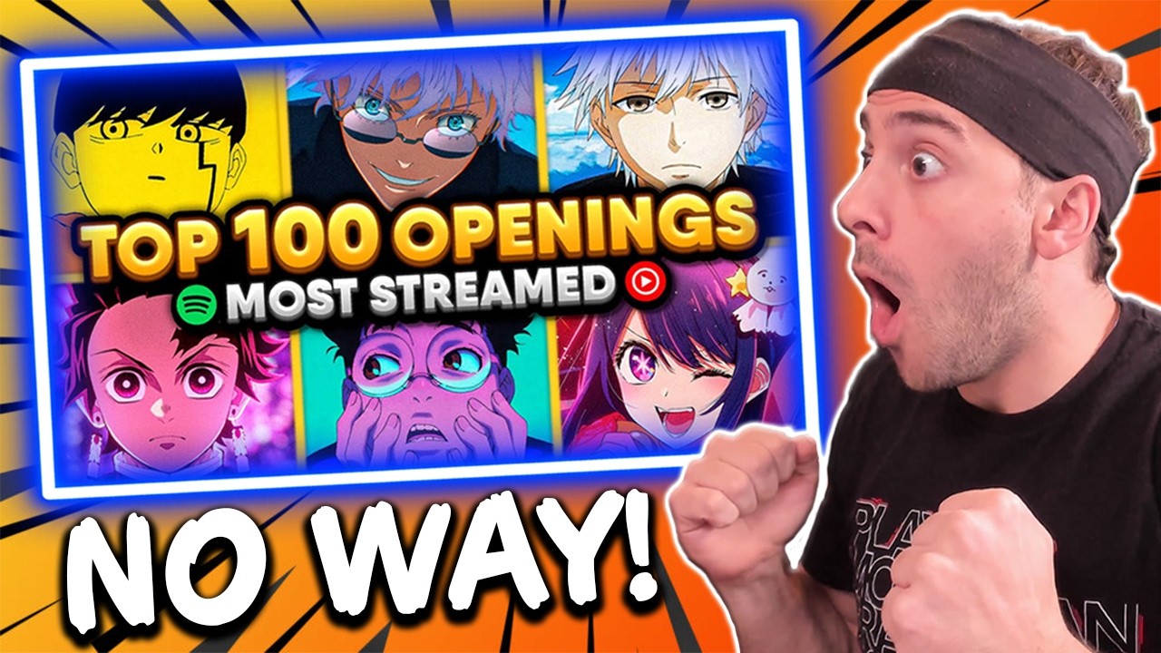 Top 100 Anime Openings of All Time! | First Time Reaction