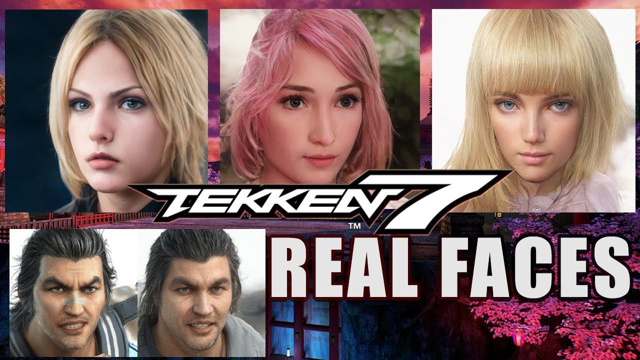 Tekken 7 REAL FACES Generated by Artificial Intelligence AI