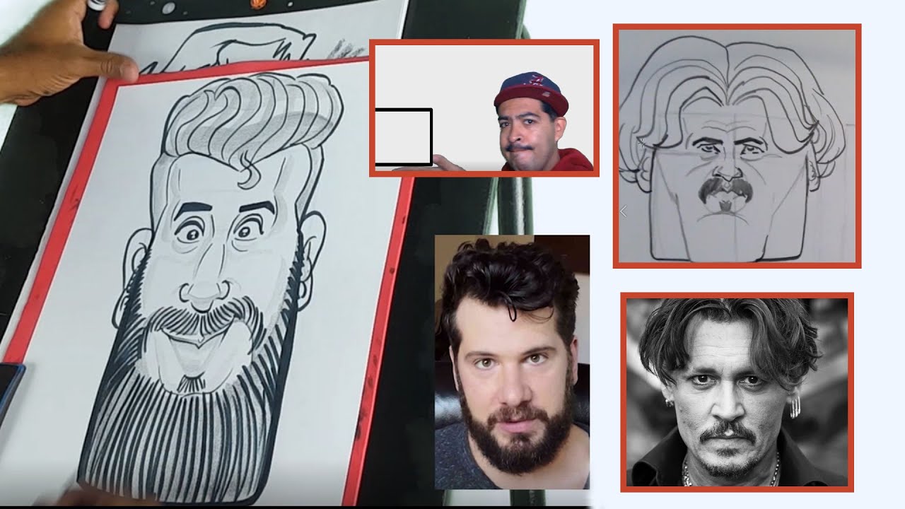 Caricature Square/Rectangle Shapes