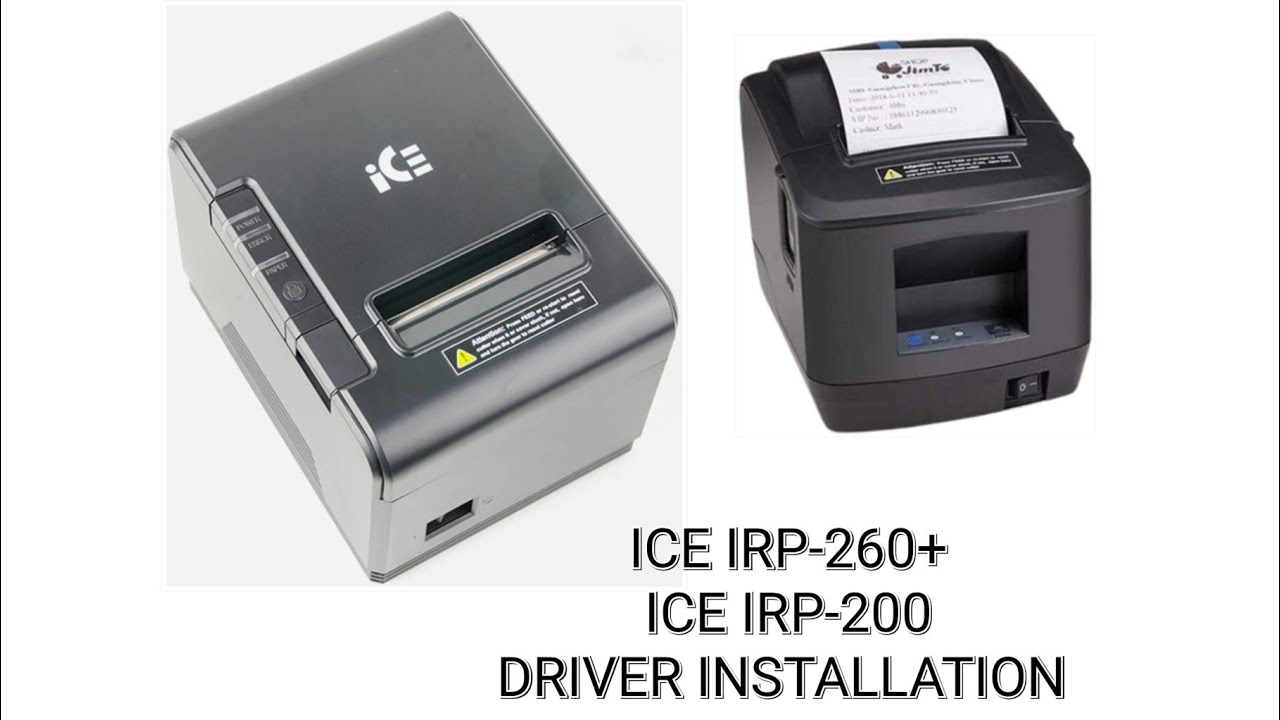 ICE IRP260+ / IRP200D / IRP200+ RECEIPT PRINTER  DRIVER INSTALLATION #receiptprinter #ICEprinter