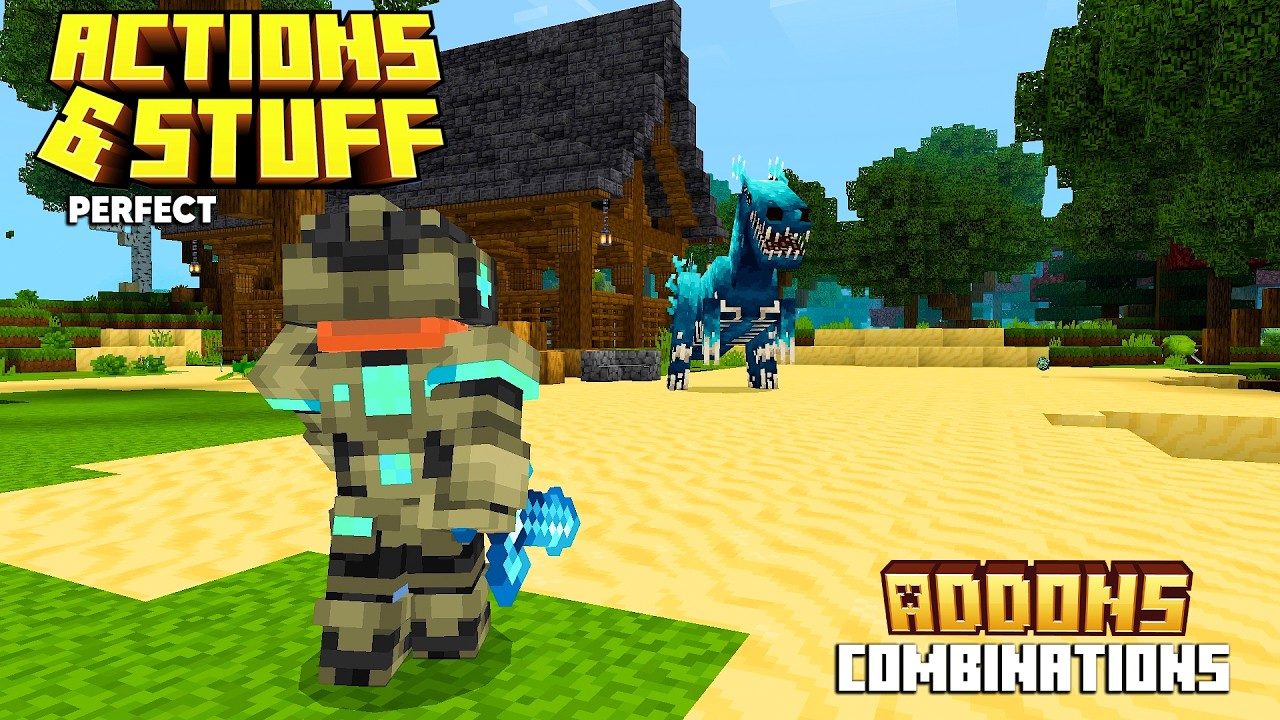 Лучшие комбинации модов Actions & Stuff для Minecraft в версии 1.26+ (Bedrock) #2