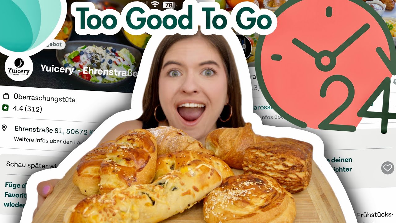 24h nur TOO GOOD TO GO!!! Überlebt man?😱