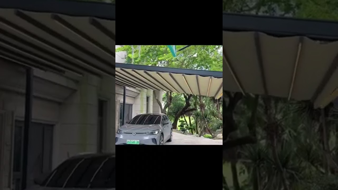 Parking shade | Awning System | Pergola | #shorts #shortsvideo #tente #pergole #tent #awning