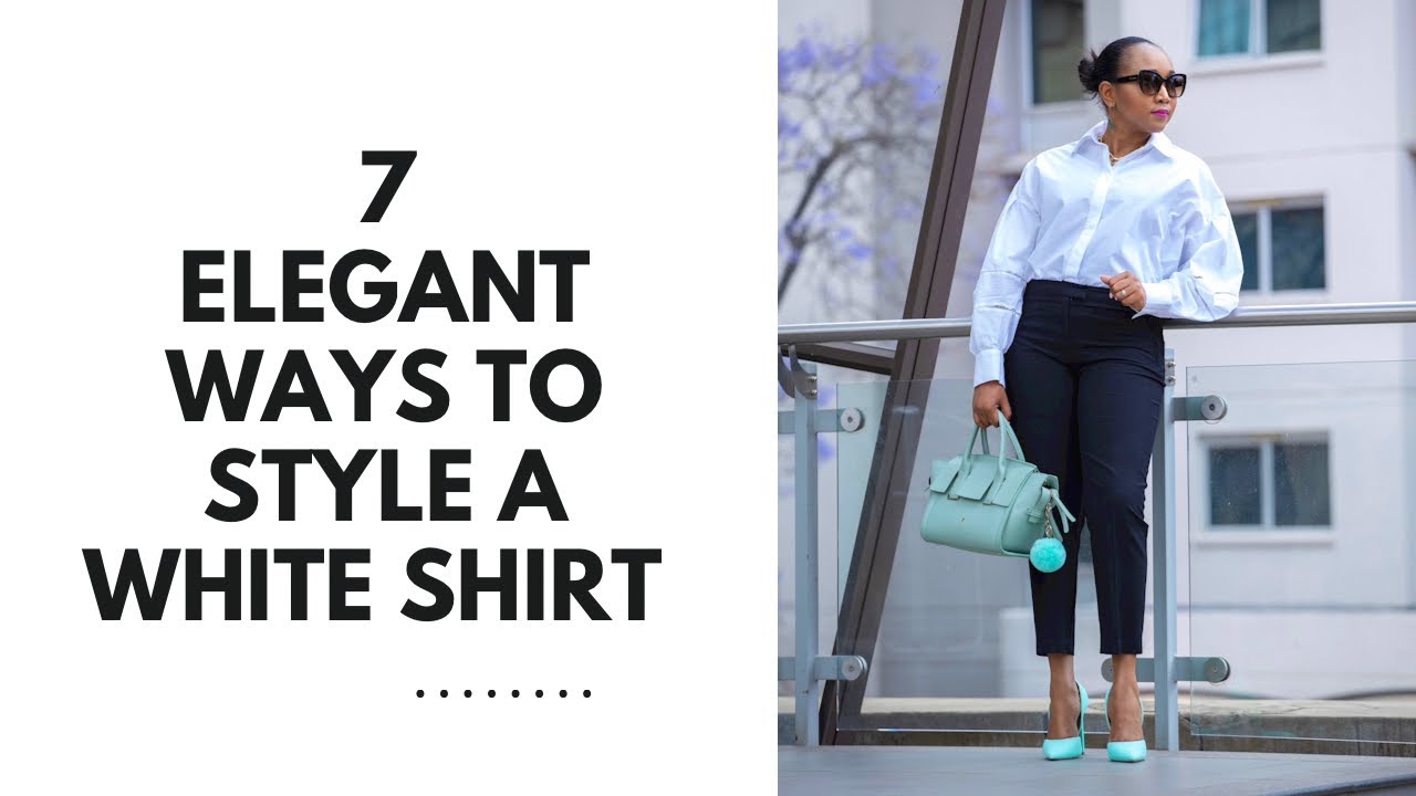 How to style a white shirt Elegantly | For different occasions | Classy outfits | Zim YouTuber