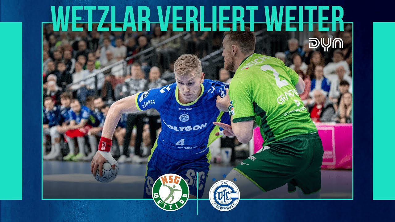 Highlights: HSG Wetzlar - VfL Gummersbach (Saison 2025/26) DAIKIN HBL | Dyn Handball