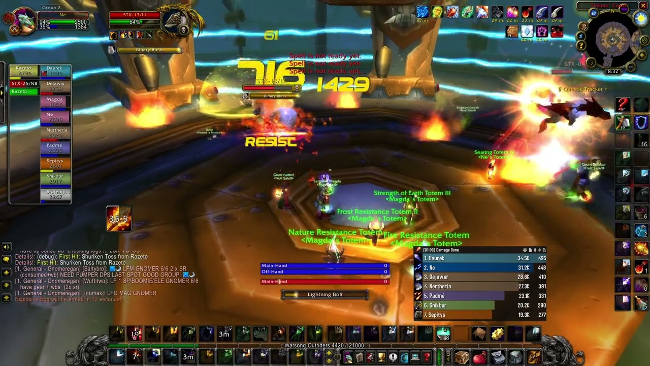 Gnomeregan Raid Elemental Shaman PoV - WoW Classic SoD