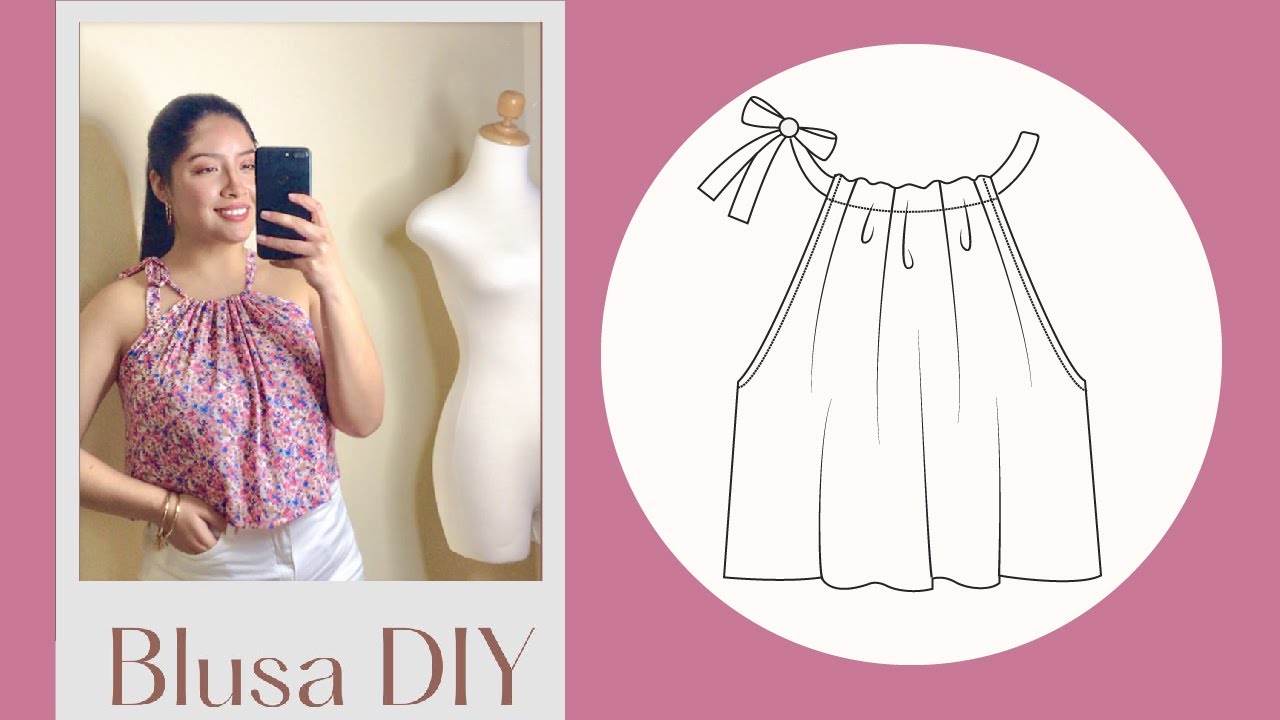 Blusa más fácil del mundo / TUTORIAL DE COSTURA