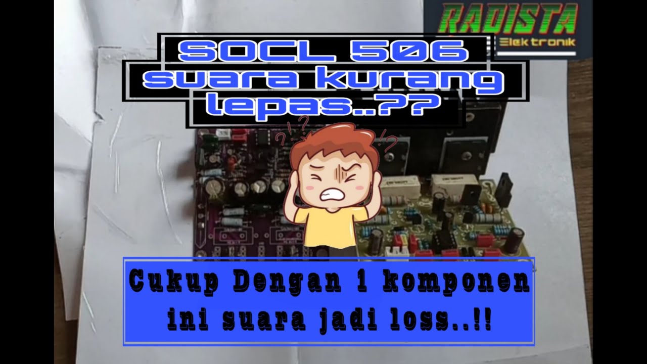Cara menambah gain SOCl 506