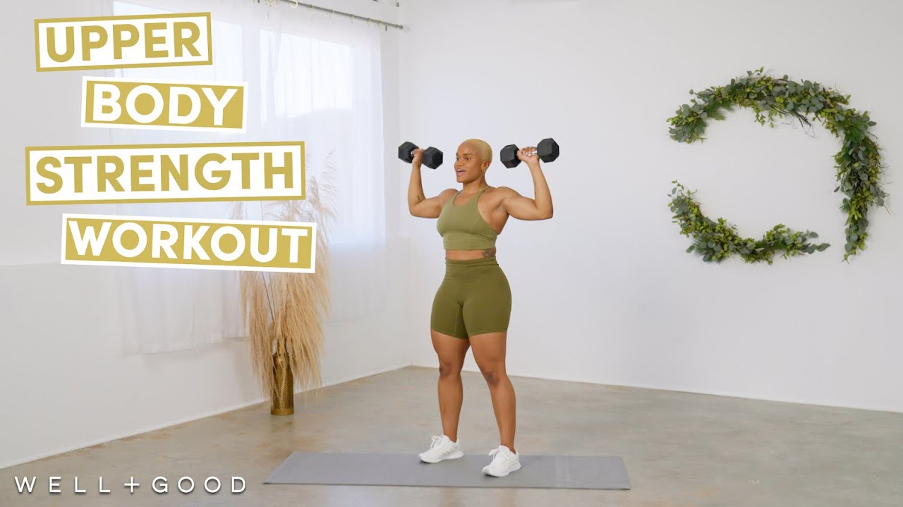 11 Minute Upper Body Strength Workout | Trainer of the Month Club | Well+Good