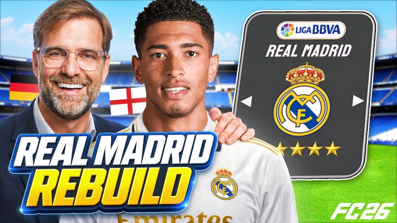 I Rebuilt Real Madrid With Jürgen Klopp As Manager! in FC 26 Career Mode!