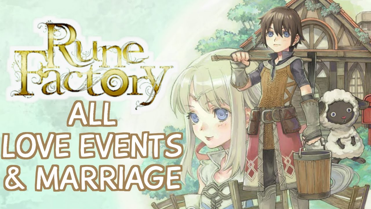 Rune Factory 1 - Love & Marriage Compilation (All Romance Events + Weddings)