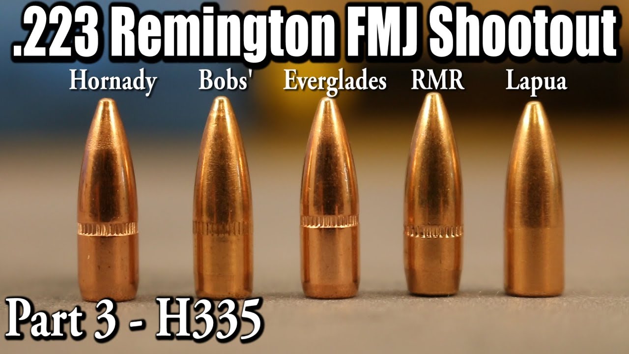 .223 Remington FMJ Shootout - Часть 3 - H335