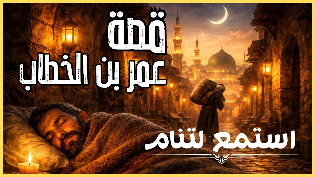 عمر بن الخطاب رضي الله عنه… قصة العدل والإيمان قبل النوم… بصوت هادئ يهمس للروح
