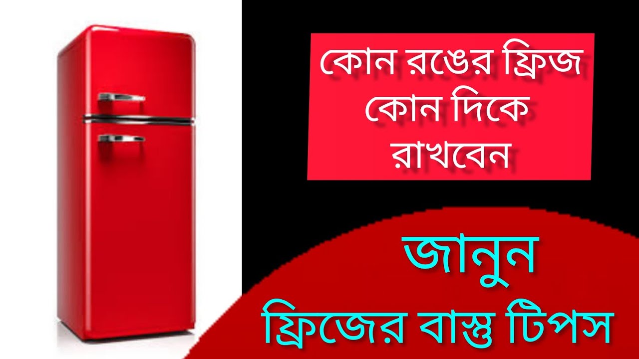কোন রঙের ফ্রিজ কোন দিকে রাখবেন,জানুন ফ্রিজের বাস্তুটিপস। বাস্তুশাস্ত্র বাংলা A1vastu. vastu tips