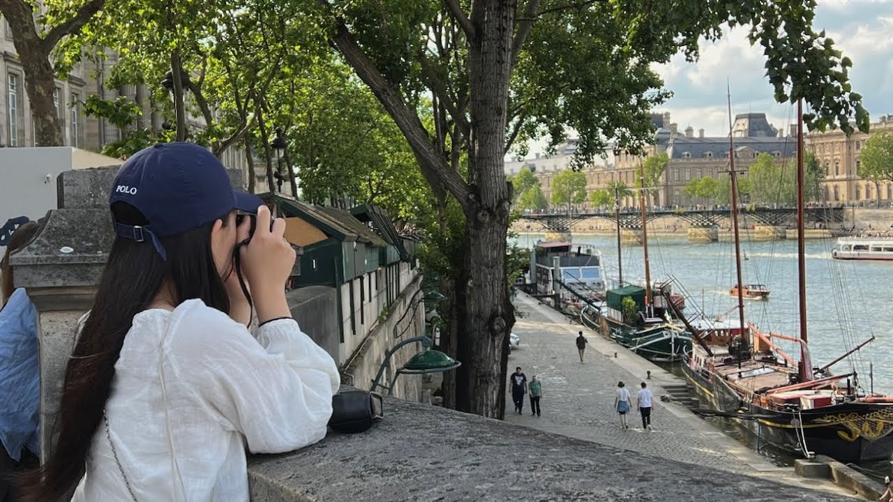 🇫🇷 음악이 있는 센 강과 함께하는 파리 일상🎻
