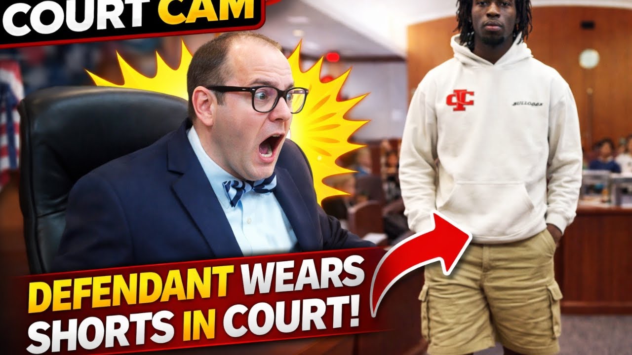 "Judge Explodes After Defendant Shows Up to Court in Shorts | Courtroom Meltdown"!