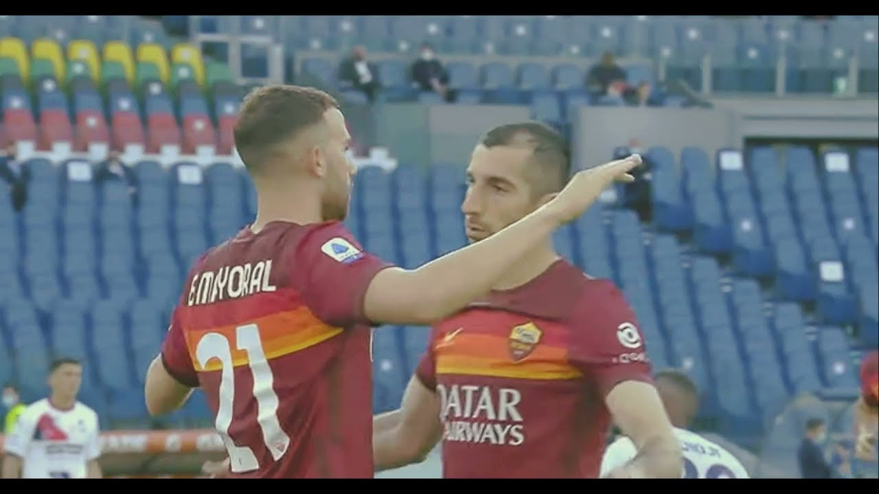 Henrikh Mkhitaryan shot, pass, assist goal vc Crotone (2021)