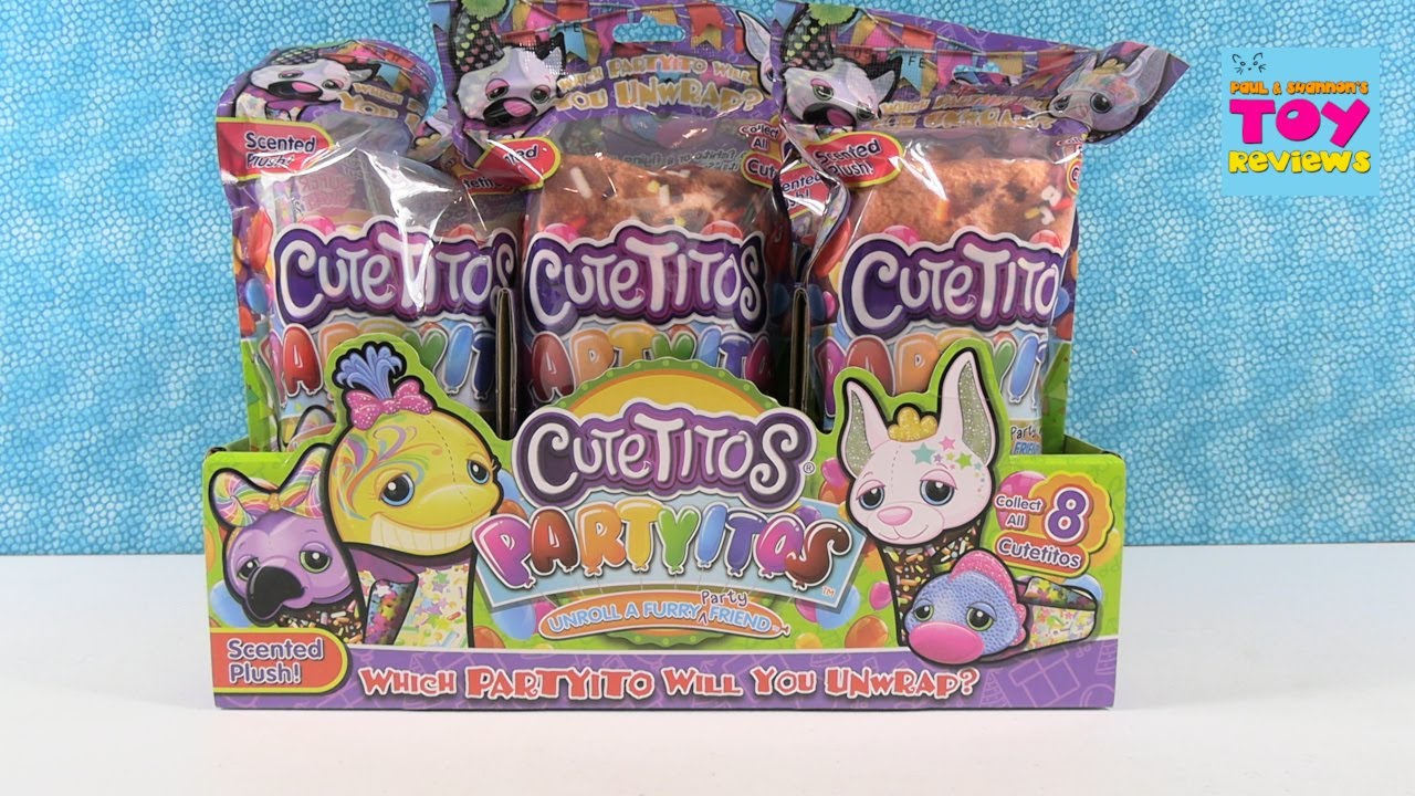 Cutetitos Partyitos Scented Plush Blind Bag Opening Review | PSToyReviews