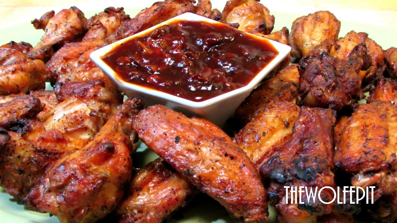 Whiskey Wings with Bacon Bourbon BBQ Sauce