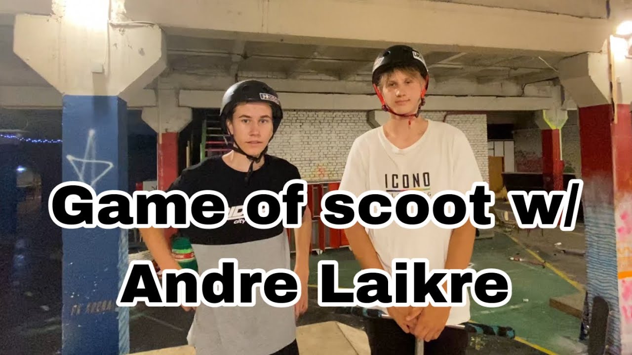 Game of scoot with Andre Laikre