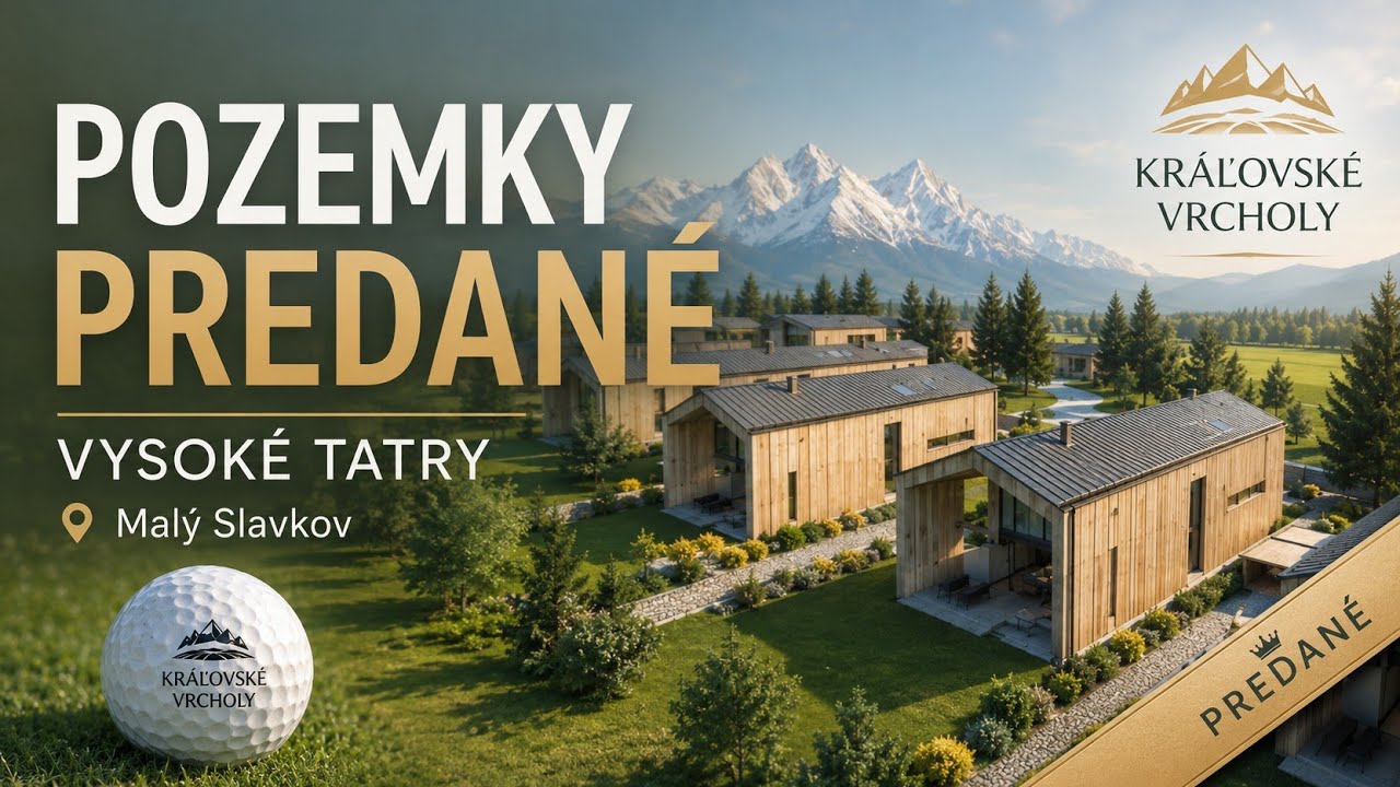 PREDAJ / Pozemky so stavebným povolením / Vysoké Tatry
