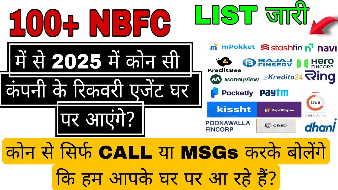 🔴Kaun Kaun Si NBFC Se Recovery Agent Aayega?💯 Agent घर पर आये तो क्या करे 🛃 Agent Home Visiting❌2025