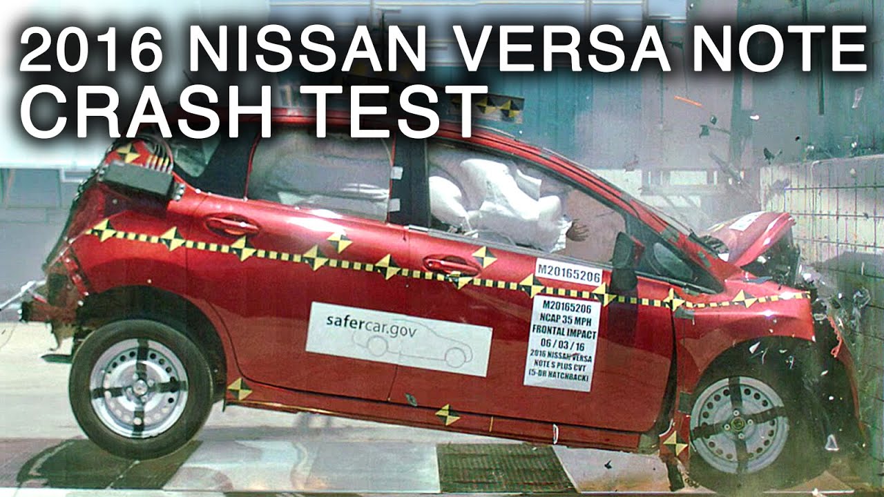2016 Nissan Versa Note Frontal Crash Test