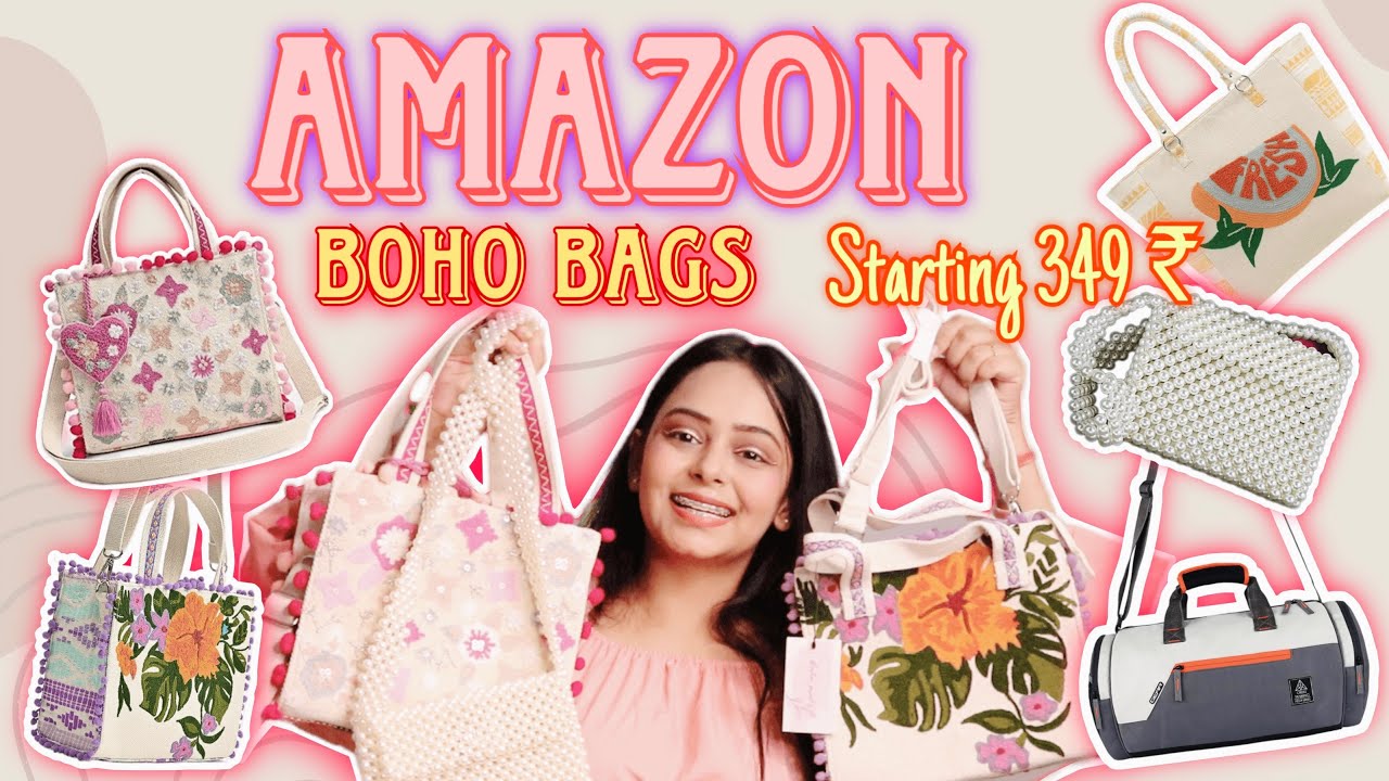 Amazon Boho Bags 🎒👜|Starting 349 ₹ #getstyledwithamazon #haul