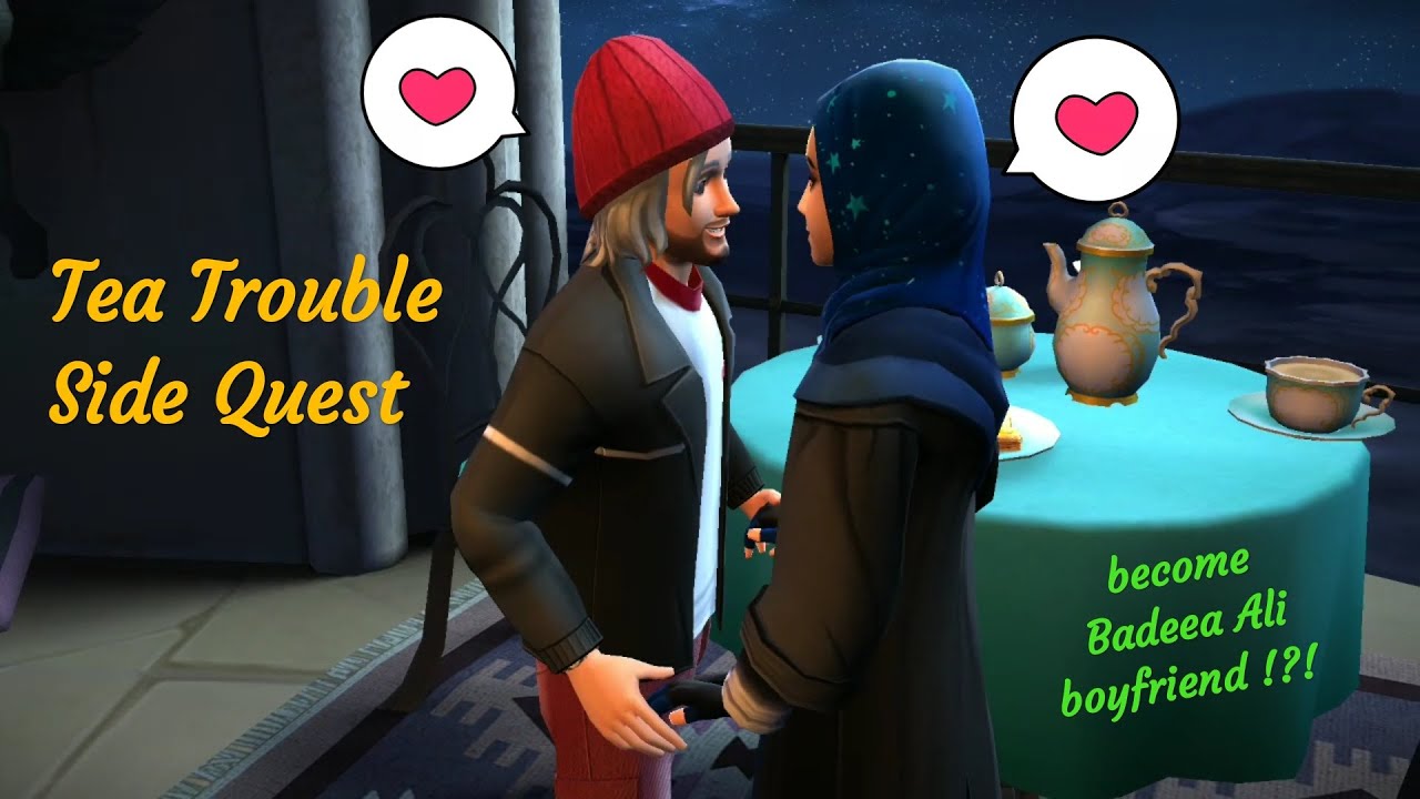 Tea Trouble Side Quest Exclusive With Badeea Ali Harry Potter Hogwarts Mystery
