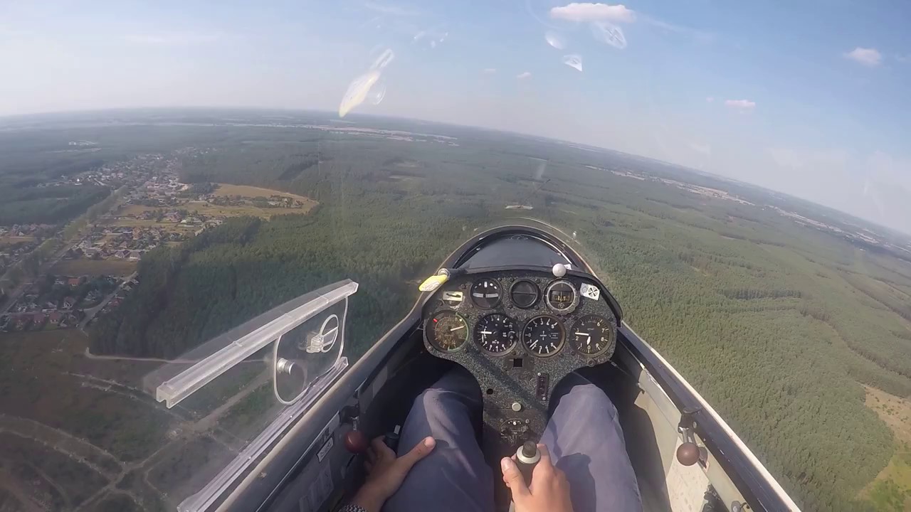 Lądowanie SZD-51 Junior