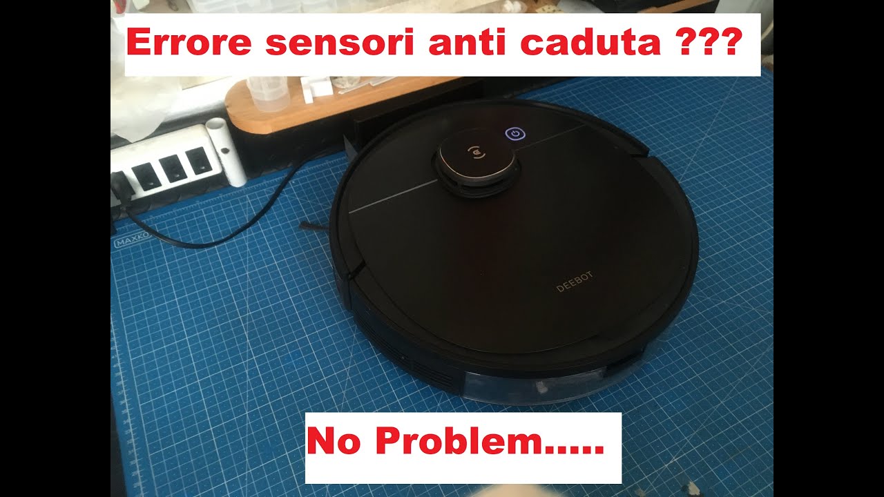 #39 Riparazione sensori anti caduta Ecovacs Deebot Ozmo 950 DX9G