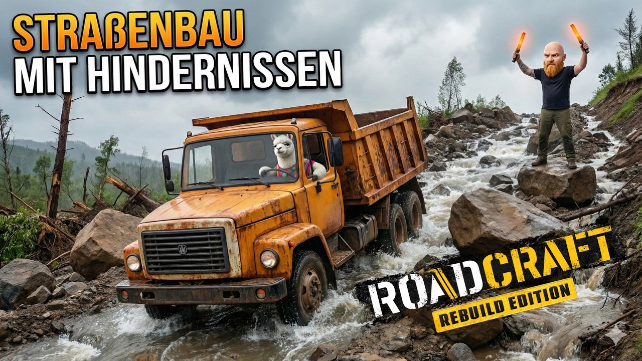 STRASSENBAU mit HINDERNISSEN | RoadCraft #175 @Vecci Zockt​
