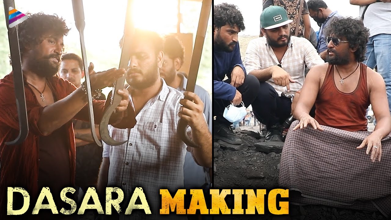 Dasara Movie Making | Nani | Keerthy Suresh | Dheekshith Shetty | Srikanth Odela | Telugu FilmNagar