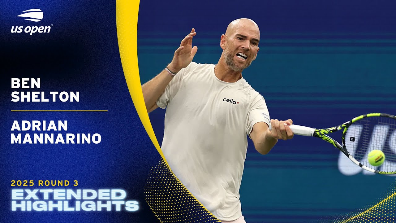 Ben Shelton vs. Adrian Mannarino Extended Highlights | 2025 US Open Round 3