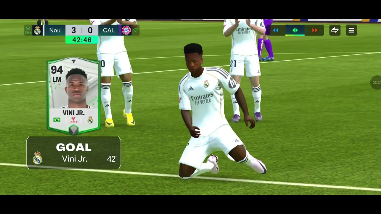 Noureddin ( Real  Madrid ) v/s CALLMEADB ( Bayern Munich). FC Mobile. Football game 🎮 online.