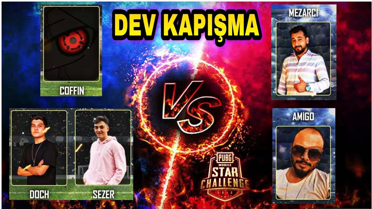 Coffin Doch Sezer vs Kaos Mezarcı Amigo - Star Challenge Turnuvası - Coffin PUBG Mobile