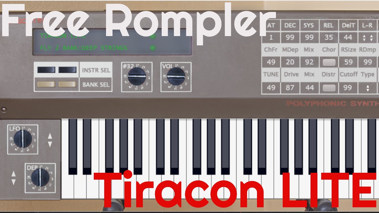 Free Rompler - Tiracon LITE by Ultra Rare (No Talking)
