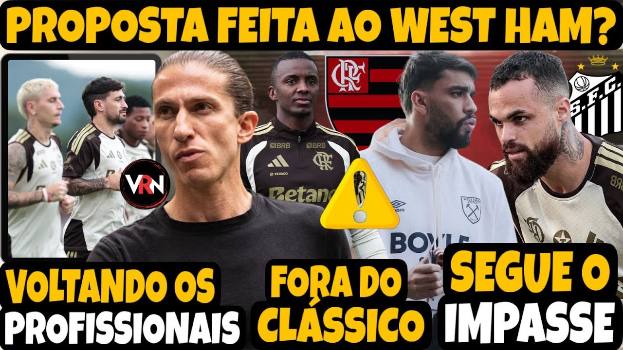 FLA ENVIA PROPOSTA POR PAQUETÁ! VINI JR FALA S/ O AMIGO! ELENCO PRINCIPAL AMANHÃ! BAP TOMA DECISÃO +