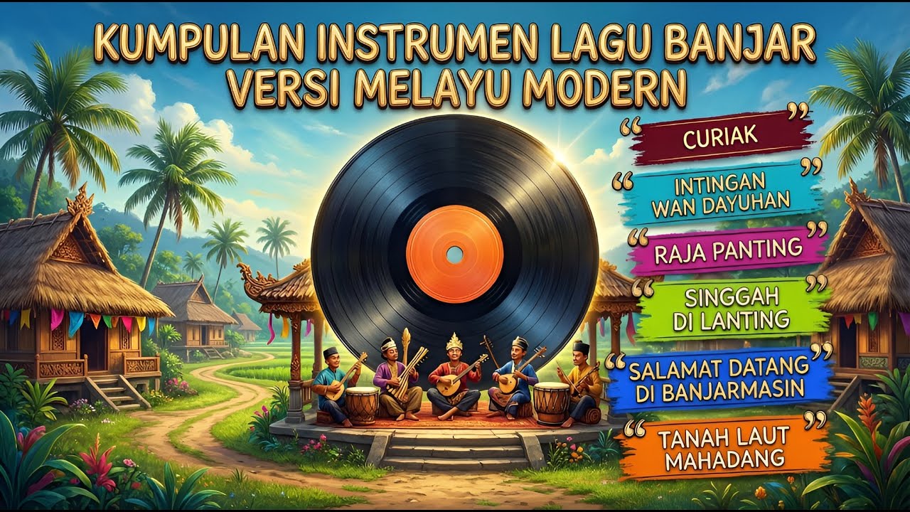 KUMPULAN INSTRUMEN LAGU BANJAR MUSIK PANTING COVER MELAYU MODERN | CURIAK RAJA PANTING TANAH LAUT