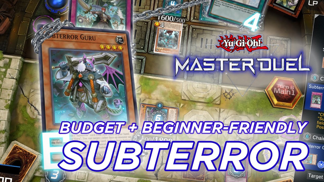 Budget And Beginner-Friendly Subterror Deck - Yu-Gi-Oh! Master Duel
